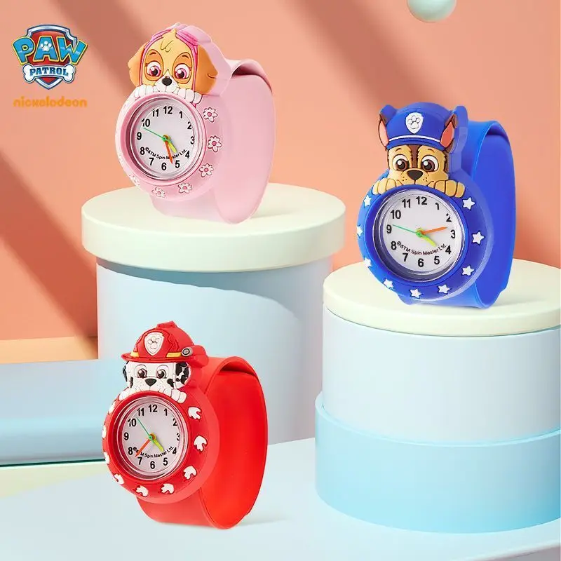 Paw Patrol Kids Watch Boys Girls Slap Bracelet Watch Children Cartoon Wristwatch Toy Watch Detachable Birthday Gift For Kids view 5