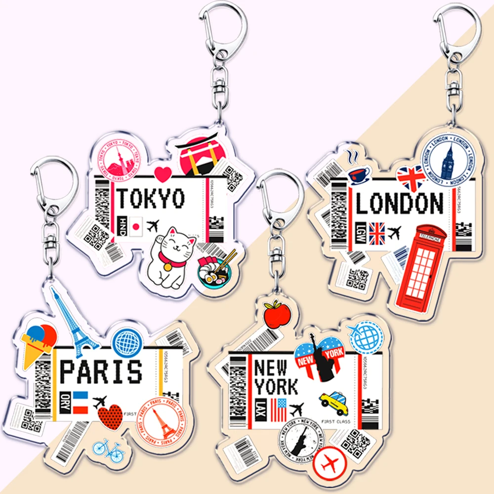 Travel Accessories New York - Hot Boarding Pass Keychains for Accessories