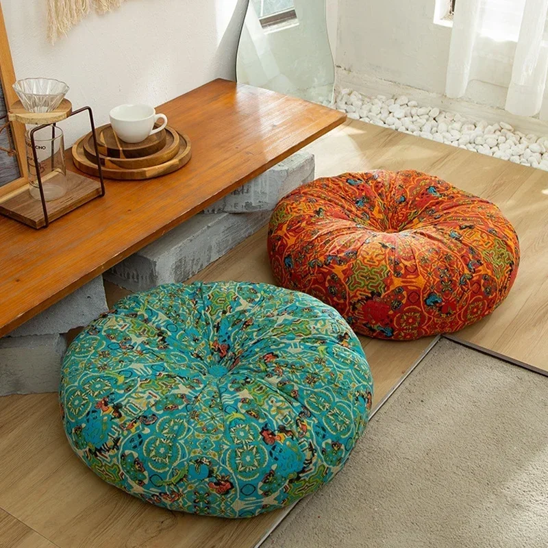 40X40cm Round Seat Cushion Home Decorative Tatami Cushions Dining Room Sitting Cushions Sofa Side Chair Pads Home Decor