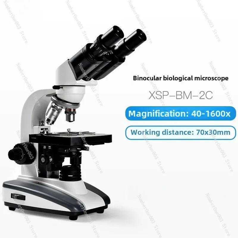 XSP-BM single and double trinocular microscope laboratory 1600 times professional optical biological microscope