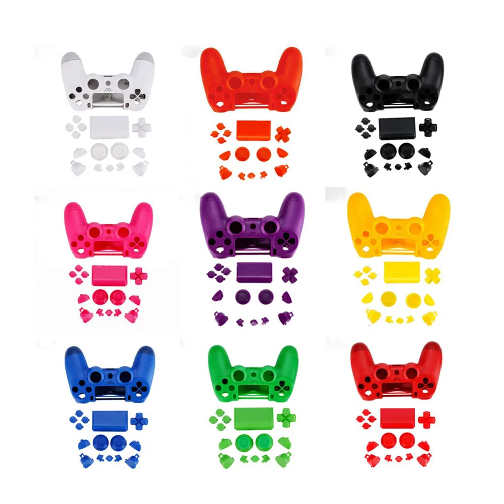 Full set Housing Shell with Buttons Mod Kit For PS4 PRO Controller JDM-040 Cover Case DIY Faceplate Decoration Repair Parts