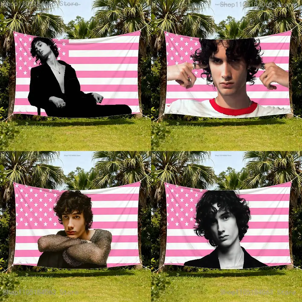 

Singer Sombr Pink American Flag Tapestry Banner For Bedroom Outdoor Living Room Restaurant Bar Wall Decor Party