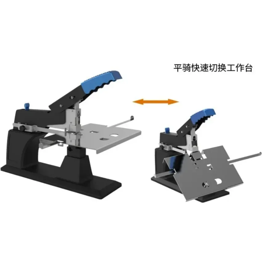 Desktop manual saddle stitcher heavy labor-saving flat staple book