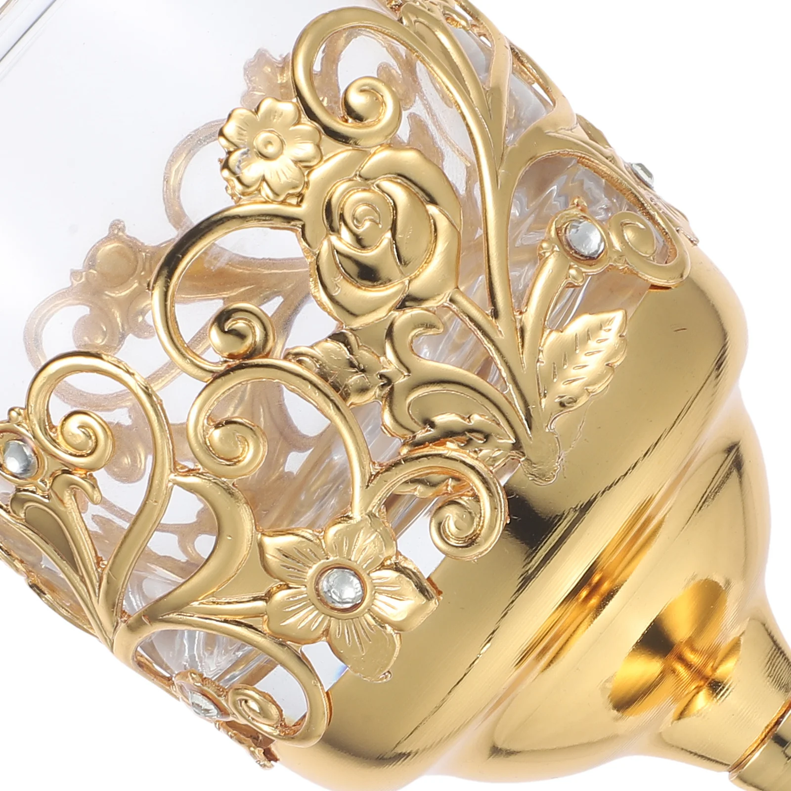 

Vintage Golden Flower Wine Cup Metal Glass Exquisite Party Gift Home Bar Decorative Drink Accessories Liquor Cup