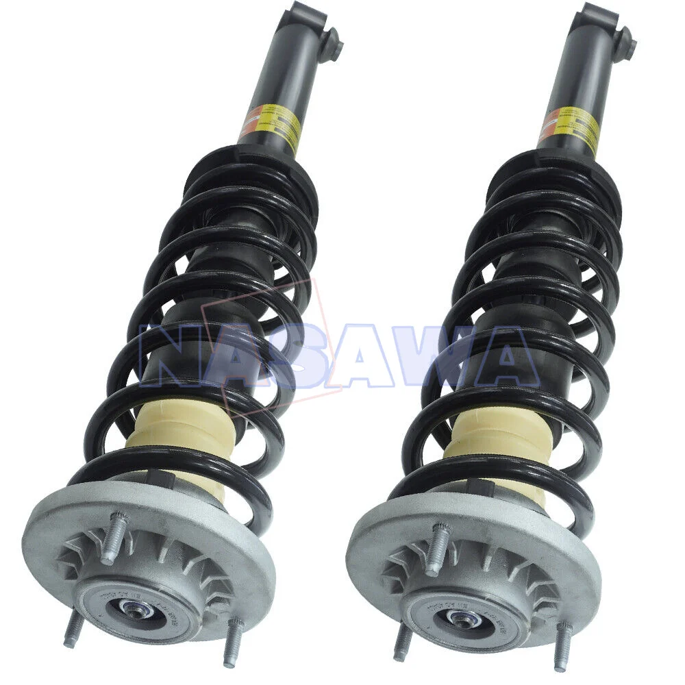 Pair Rear Shock Struts Spring Assembly Fit BMW F10 F11 F12 528i 530i 650i xDrive AWD 33526784015