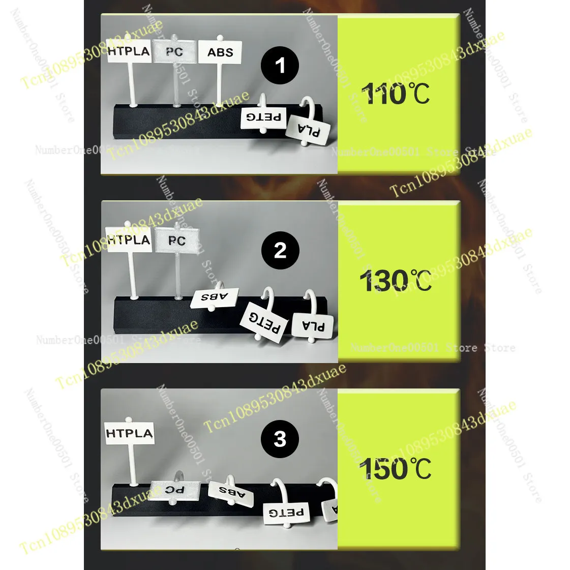 HT-PLA High temperature PLA HT-PLA-GF 3d printer consumables, ABS-like high speed without annealing