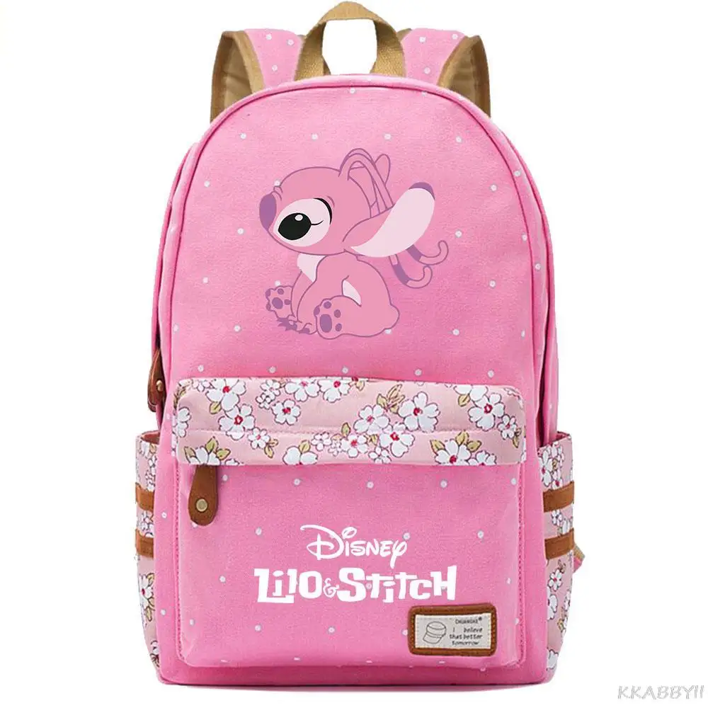 Disney Stitch Backpack School Bag Cartoon Backpack Travel Backpack Student School Bag Boys Girls Backpacks