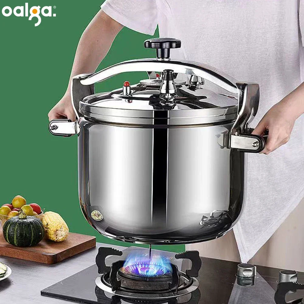 3-50L سعة كبيرة قدر الضغط التجاري انفجار برهان أواني الحساء سميكة المقاوم للصدأ الضغط المعلب تجهيزات المطابخ المطبخ