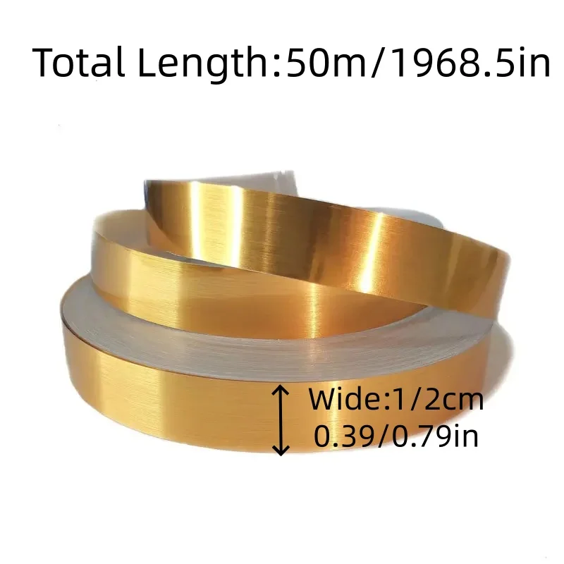 1roll 50m/1968.5in Floor Seam Sticker Self-Adhesive Sealing Strip Waterproof Wall Floor Tile Beauty Gap wall  Sticker