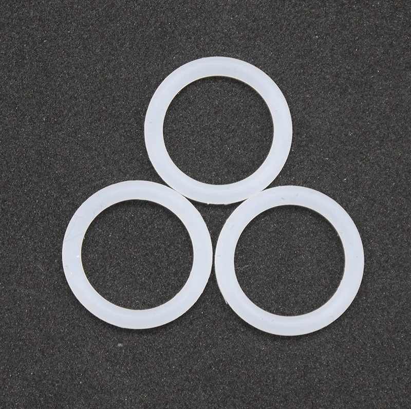 10/50pcs VMQ White Silicone Ring Gasket CS 2.4mm OD 8 ~ 30mm Food Grade Waterproof Washer Rubber Insulate o-ring rubber ring