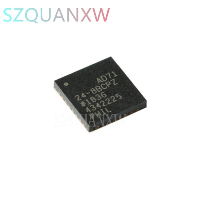 

100% New Original AD7124-8BCPZ Silkscreen AD7124-8BCPZ SMD LFCSP-32 WFQFN-32 Chipset chip IC In Stock