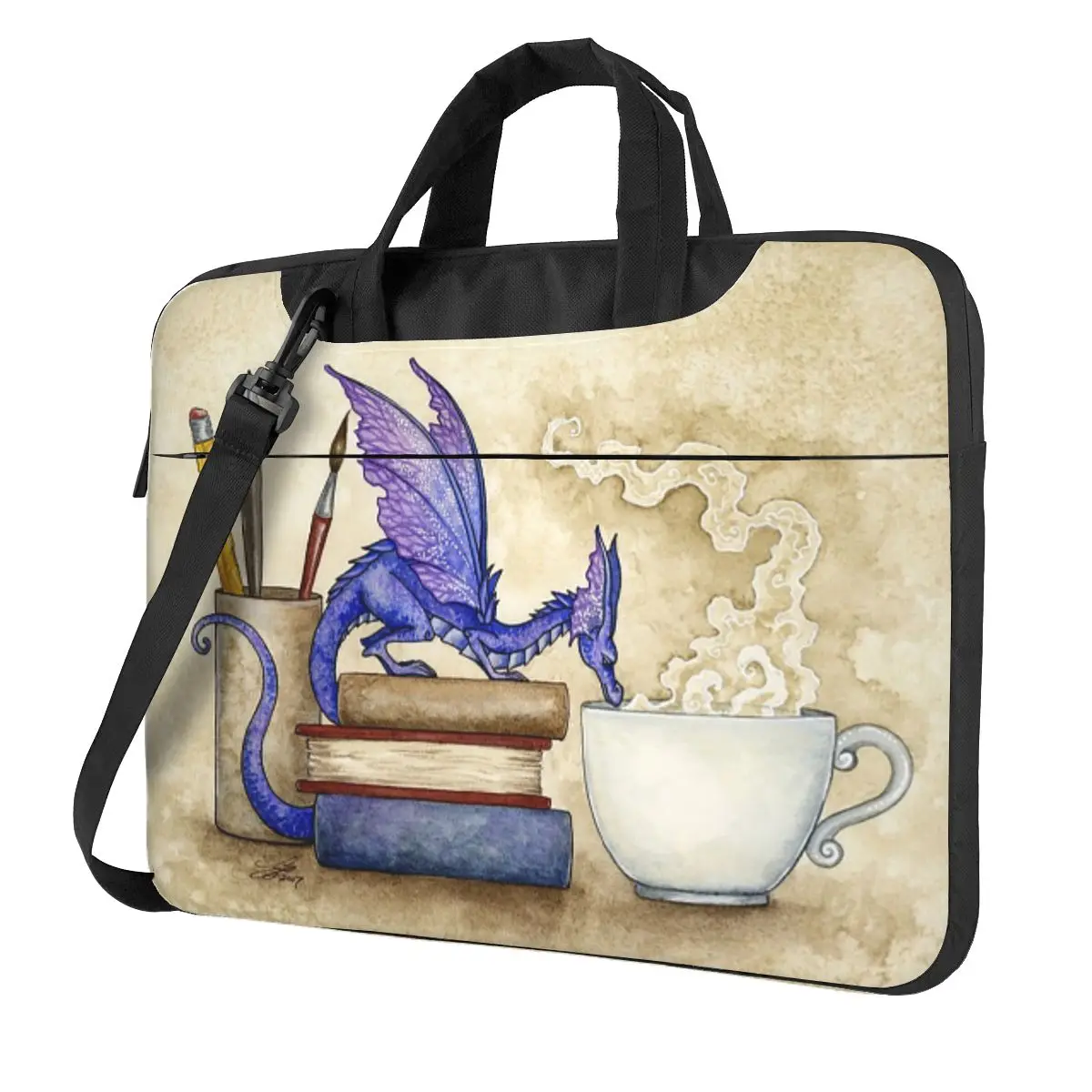 

Whats In Here Crossbody Laptop Bag Case Computer Bag Resistant Protective Notebook Pouch for Macbook Pro Lenovo