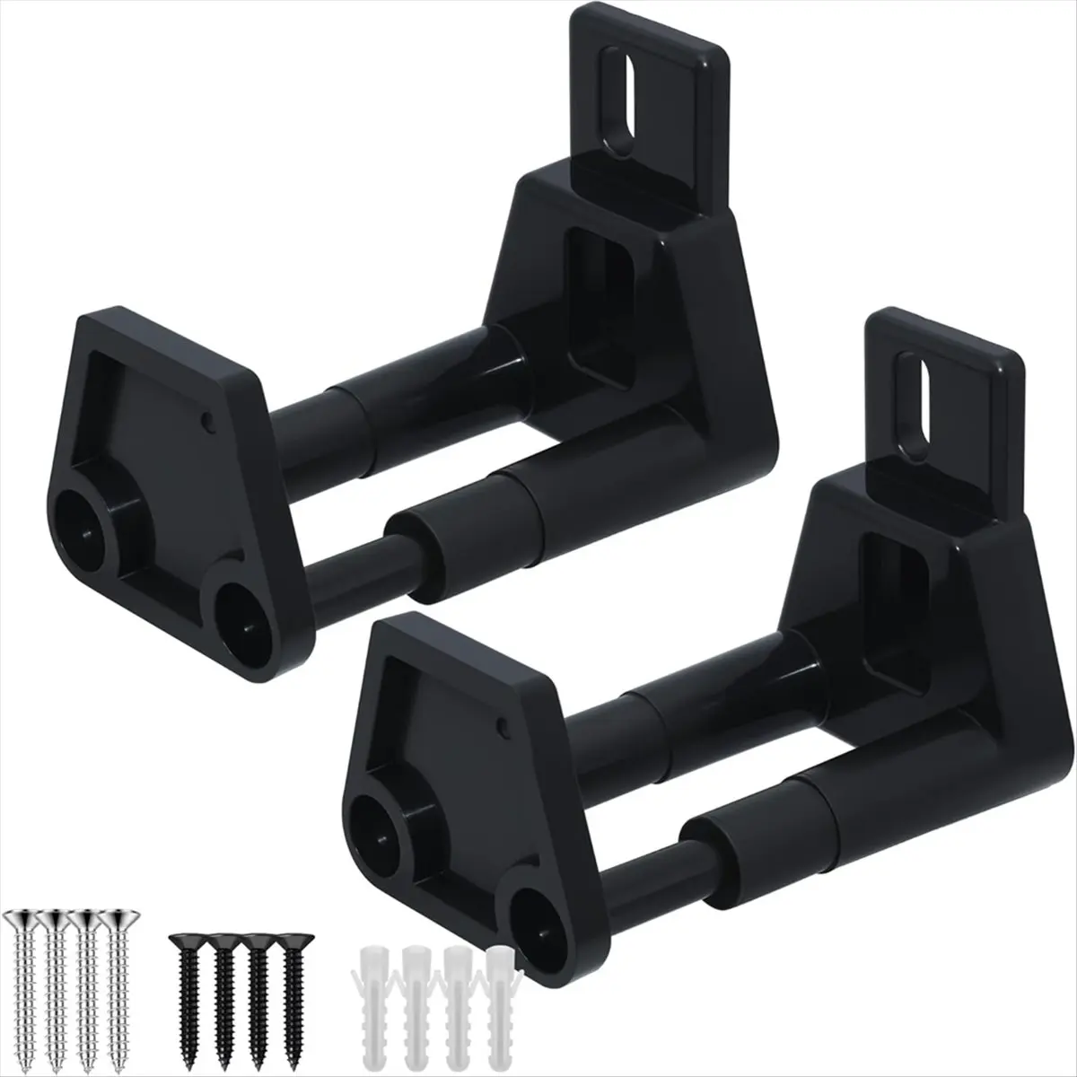 A013 Barn Sliding Door Floor Guide, Adjustable Wall Mount Sliding Door Guide, RV Sliding Door Guide with Screws, 2 Pack