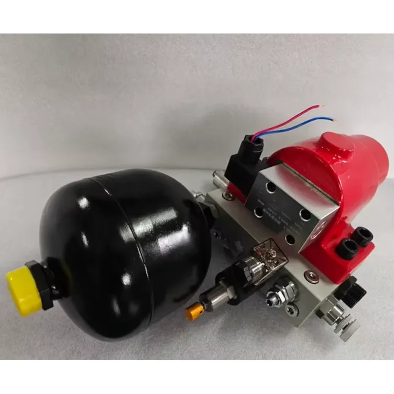 Hydraulic Manifold Block Six-Way Solenoid Valve Accumulator Control Valves for Forklifts 250 Bar Aluminum Steel Construction