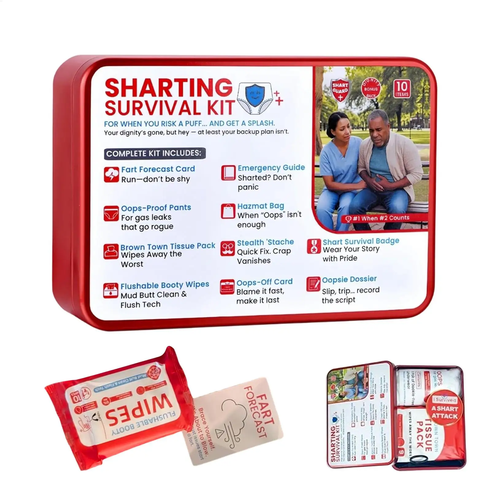 Kit de sobrevivência multifuncional leve – Aventura ao ar livre e equipamento de emergência para escalada, caminhada, camping, viagens, homens, mulheres