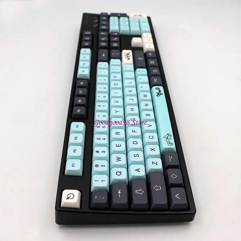 Mizu Keycaps 132 Keys PBT XDA ميكانيكية لـ DZ60/RK61/64/gk61/68/75/84/980/104 #5