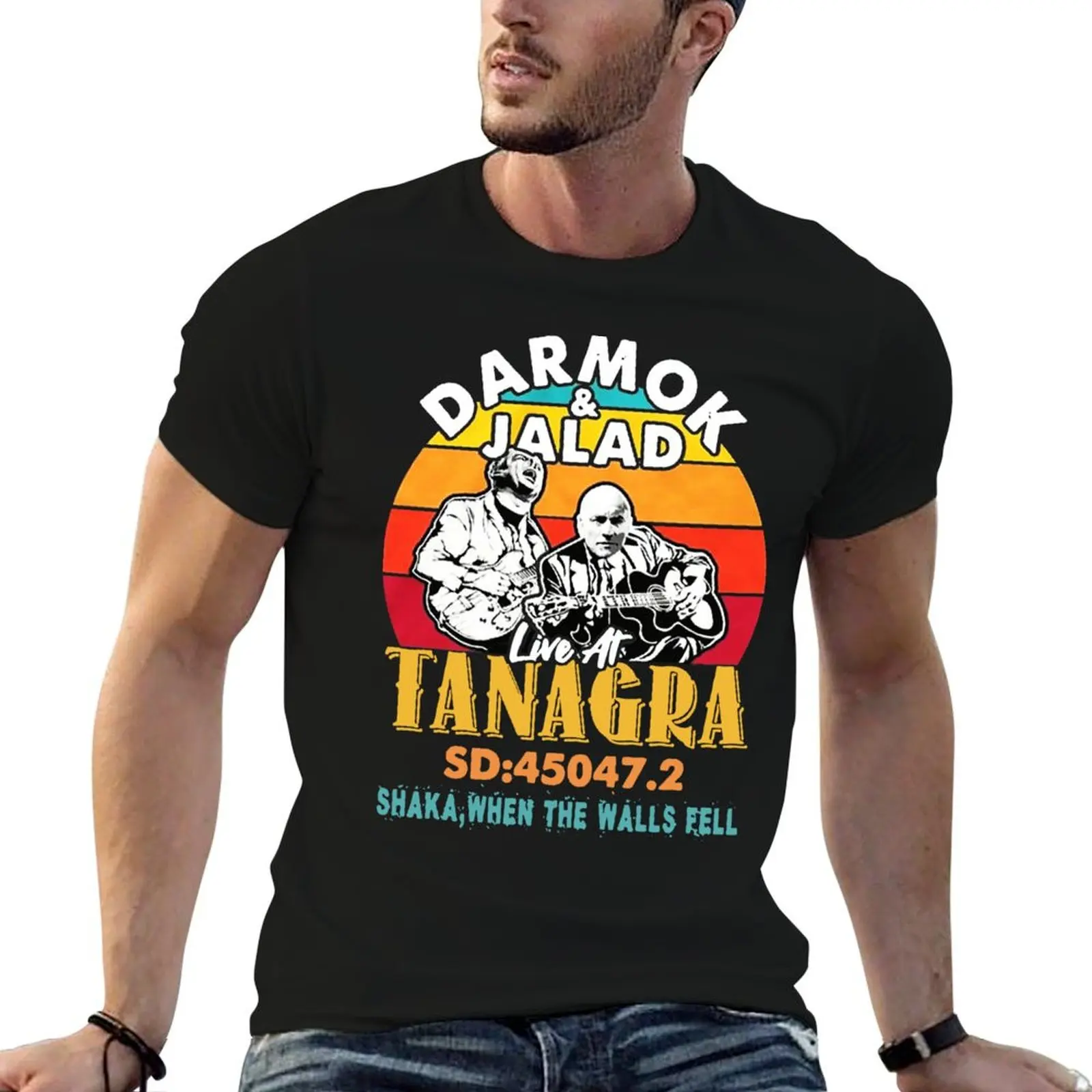 Darmok and Jalad at Tanagra September 1991 T-Shirt plus size tops heavyweights sweat Short sleeve tee men