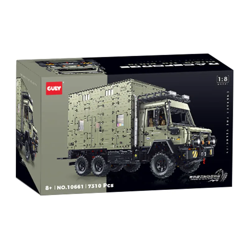 IN STOCK GULY 10661 MOC Technical Unimock Off-Road RV Building Blocks Remote Control Vehicle Bricks Adult Toy Christmas Gift Set