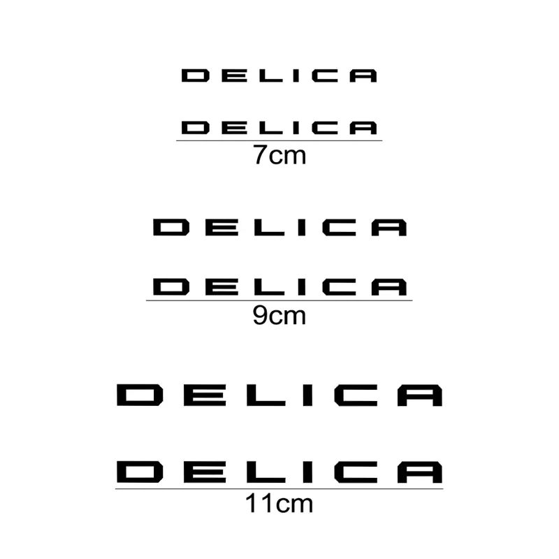 Car Modified Caliper Cover Sticker Waterproof Decal for Mitsubishi Delica Logo Outlander ASX Ralliart Lancer Colt Competition