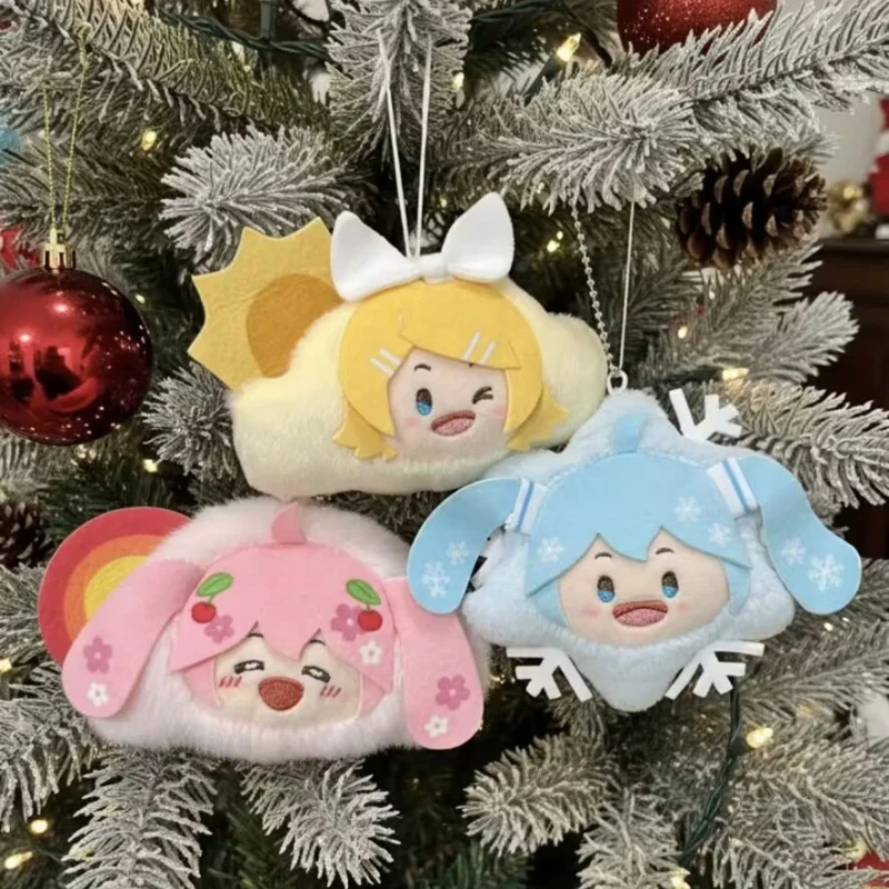 

Подлинная серия Hatsune Miku Weather And Mood, плюшевая кукла, слепая коробка, милый брелок, украшение для рабочего стола, подарок на день рождения, сумка, подвеска