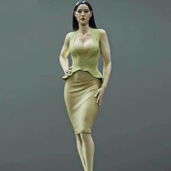 Monica Bellucci Full Resin Figure 1/24 Scale 75mm Assemble Miniature Garage Model Kit Unassembled Unpainted Diorama Toys