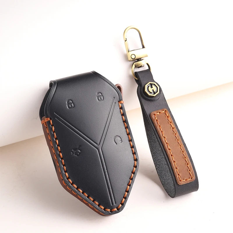 Car Remote Key Case Cover Fob for BYD Fangchengbao DMO Equation Formula Leopard 5 Keychain Shell Protector Bag Accessories