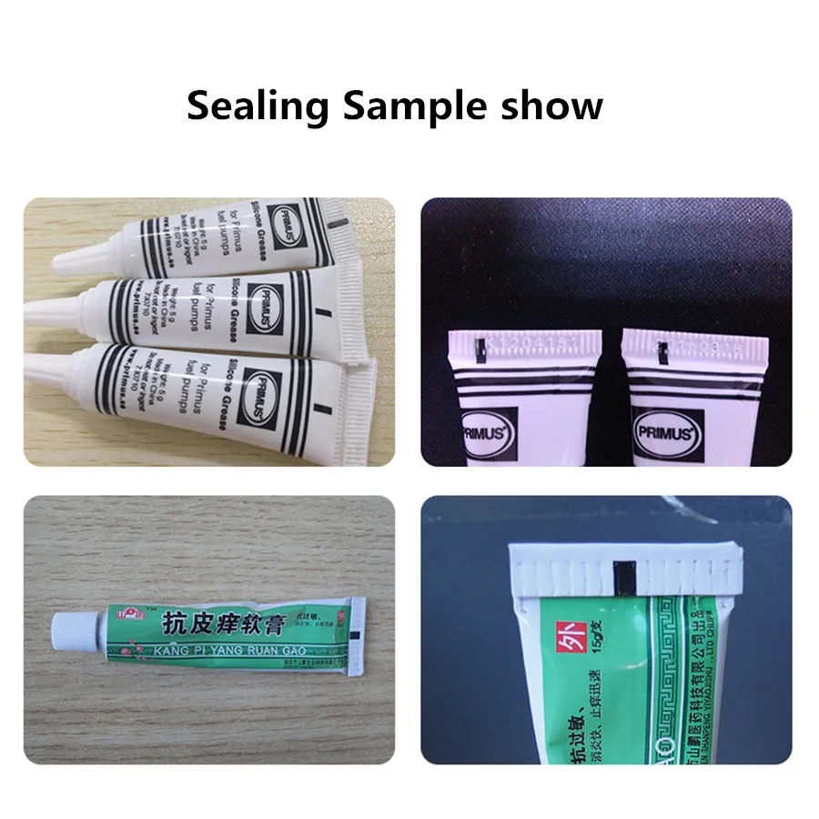 TS-80 Professional Cosmetic Cream Soft Plastic Aluminium Tube Sealing Machine Toothpaste End Tail Welding Sealer