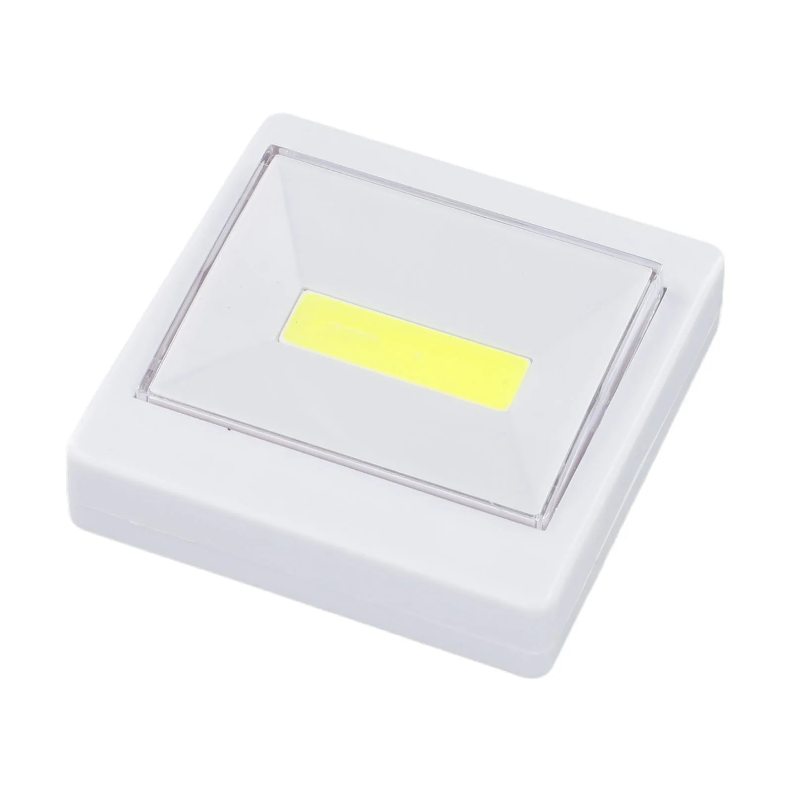 Battery Operated COB Switch Night Light Cordless Wall Mounted Under Cabinet Lamp with Easy Mounting and Removable Battery Design