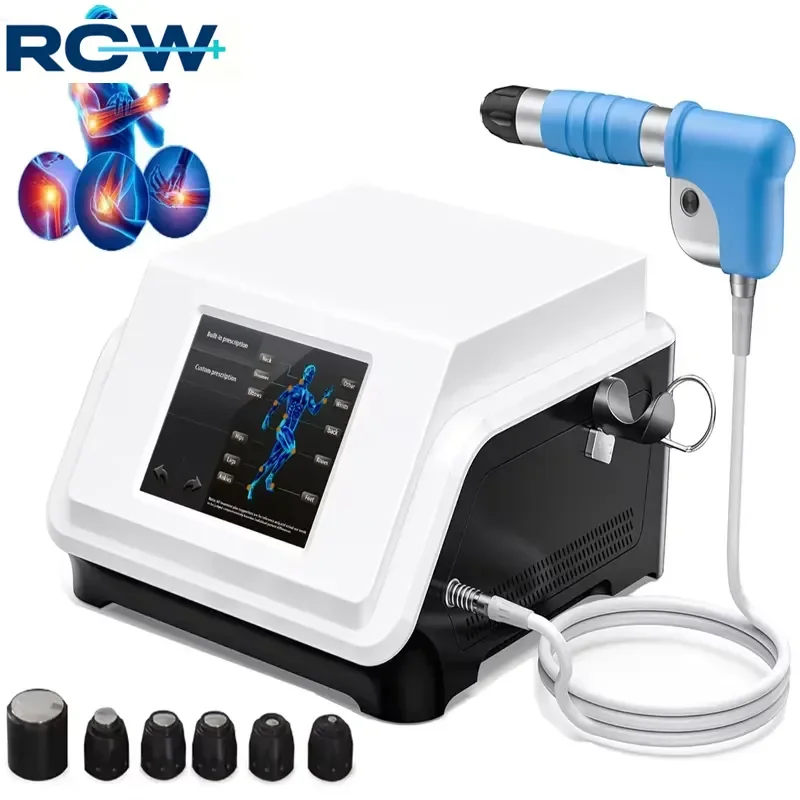 RWC Eswt Shock Waves Plantar Fasciitis Rchabilitation Body Prostate Radial Shockwave Therapy Machine