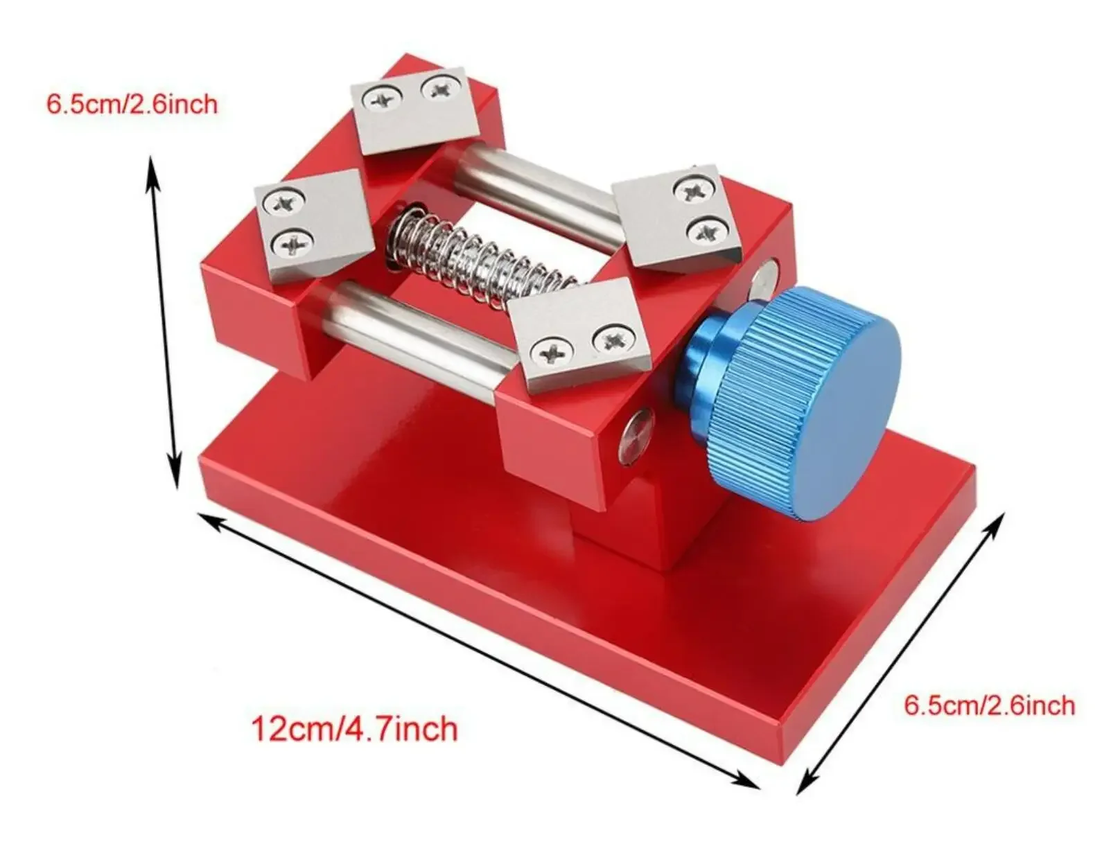Professional Watch Bezel Opener Removal Tools Workbench Back Case Opener Tool Watch Parts Repair Tool for Watchmaker Red White
