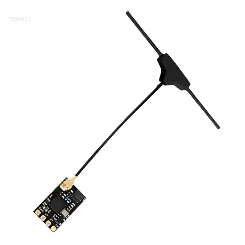 ExpressLRS ELRS 2.4GHz/915MHz Receiver Nano2400/900RX CRSF Receiving Module Board + Antenna