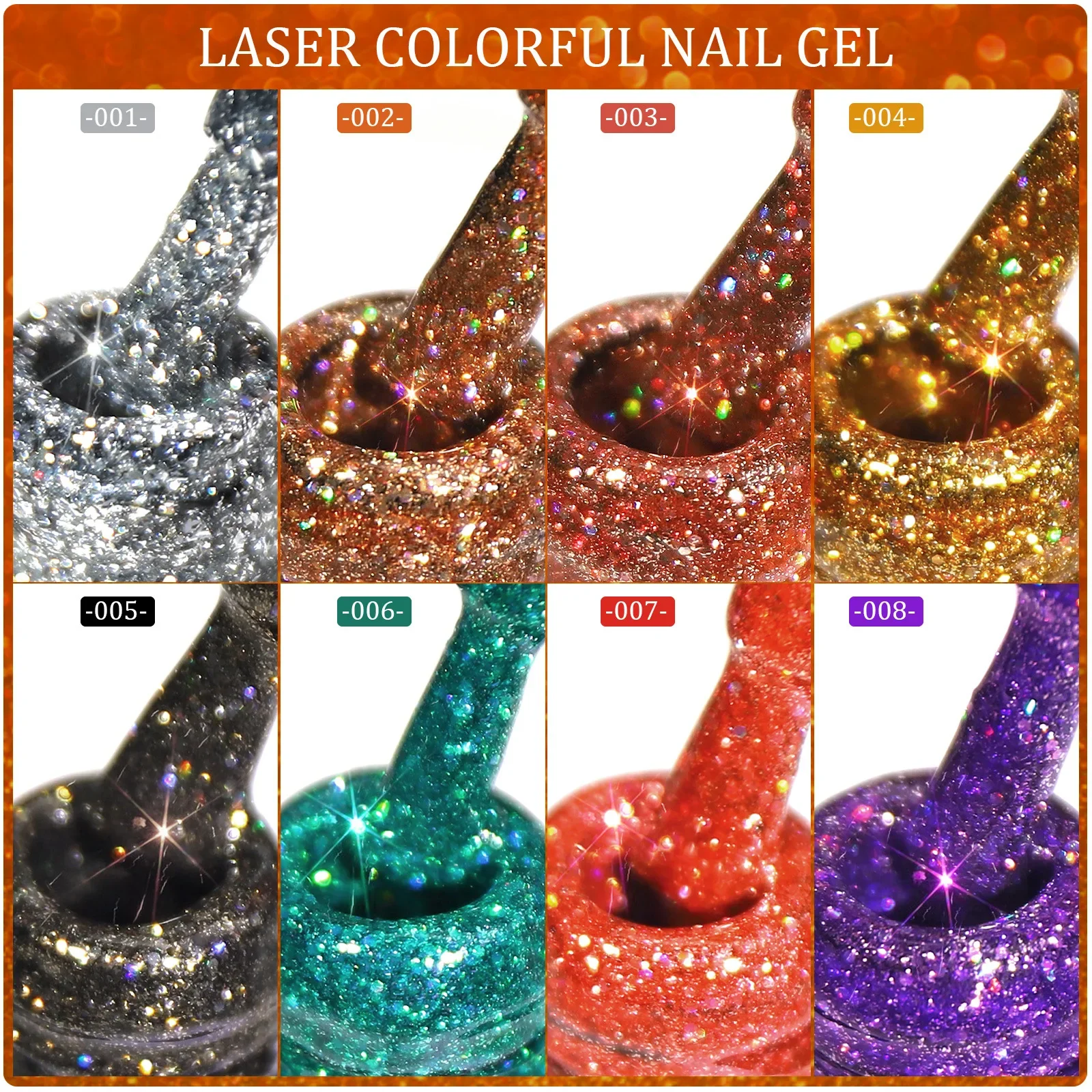 Sparkling Galaxy Star Glitter Laser Nail Polish New Popular Diamond Glue Nail Salon Exclusive Crushed Broken Diamond Nail Polish