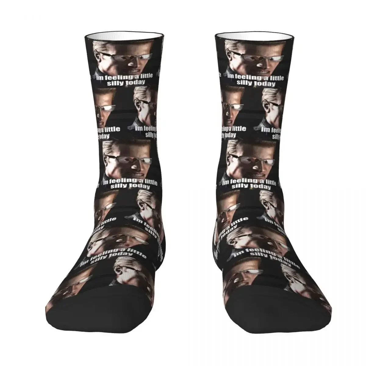 Silly Albert Wesker Socks Harajuku Super Soft Stockings All Season Long Socks Accessories for Unisex Birthday Present
