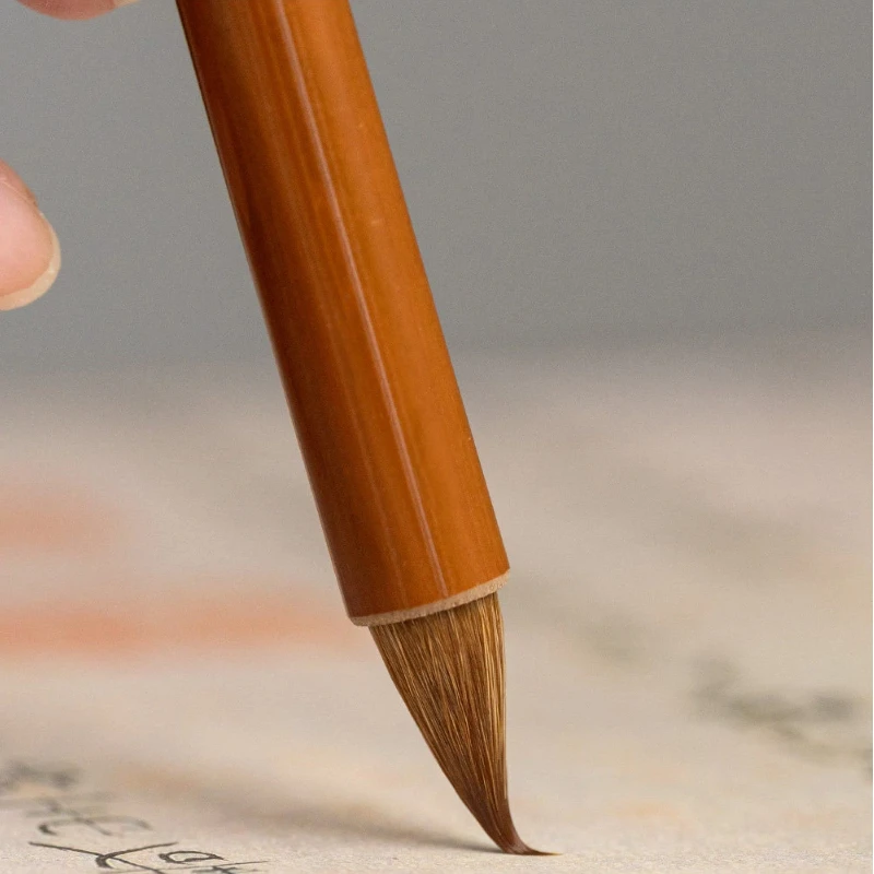 Small Regular Script Copying Scriptures Calligraphy Brush Running Script Mixed Hair Calligraphy Copying Writing Practice Brush