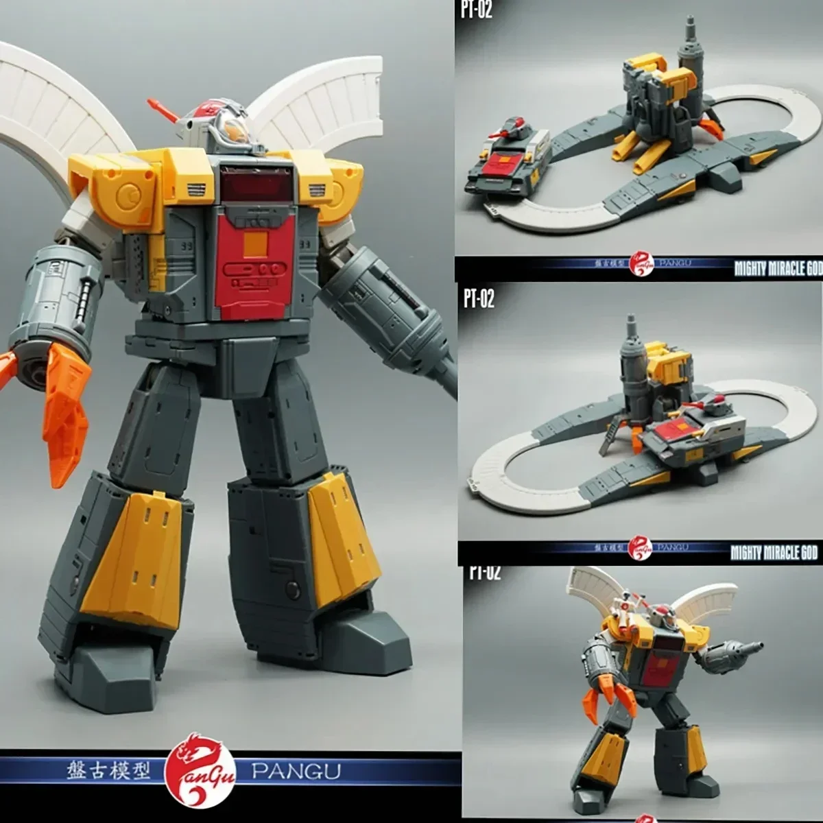 

In Stock Pangu Transformation PT02 PT-02 Omega Supreme Power Dragon Defense Fortress Base Action Figure Robot Toy