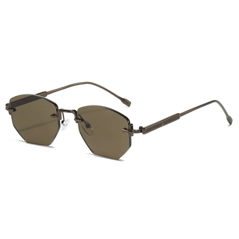 Irregular frameless modeling sunglasses men's and women's individual daily decorative glasses