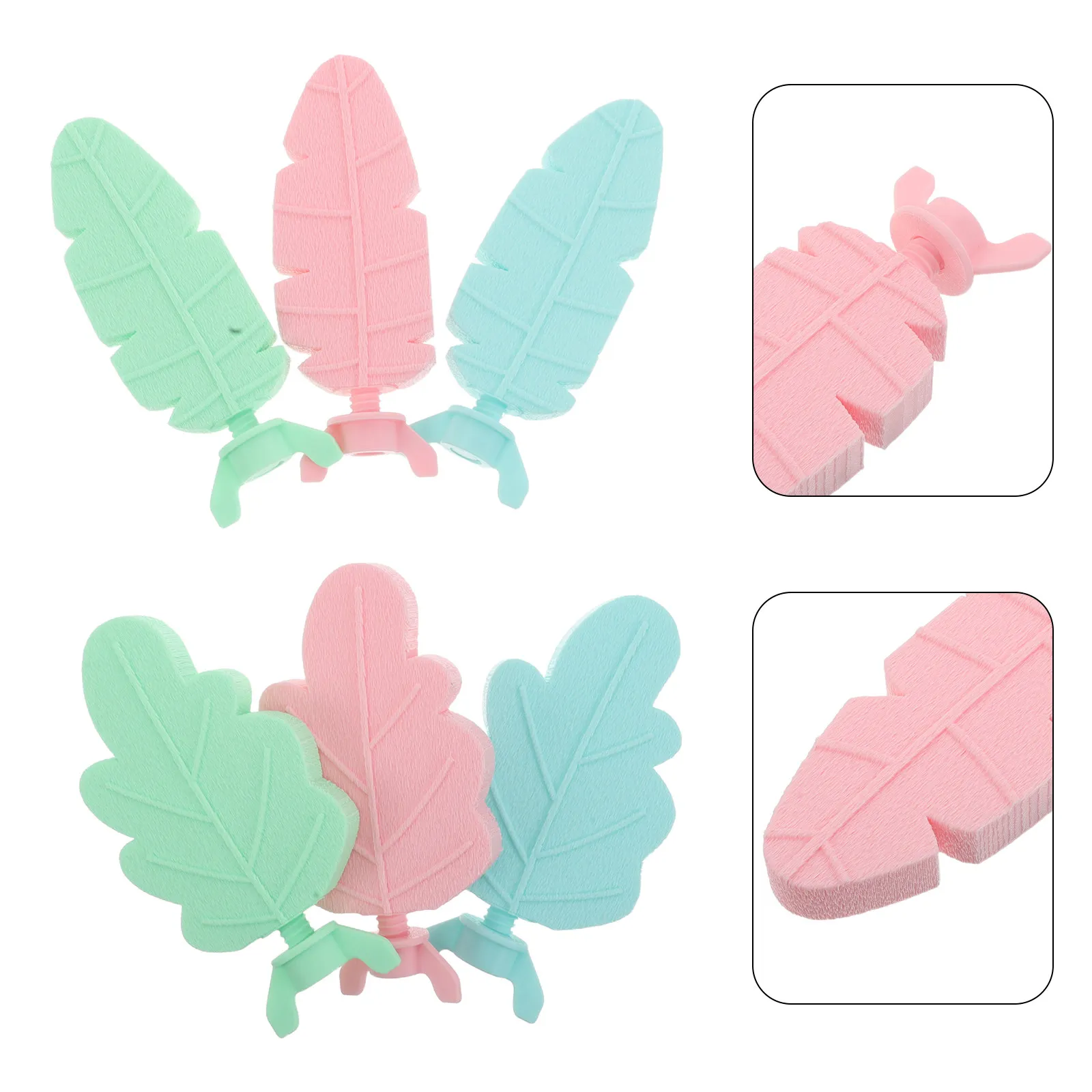 6Pcs Parrot Grinding Perch Stand Natural Sanded Surface for Beak Claw Care Small Bird Cage Platform Interactive Parakeet
