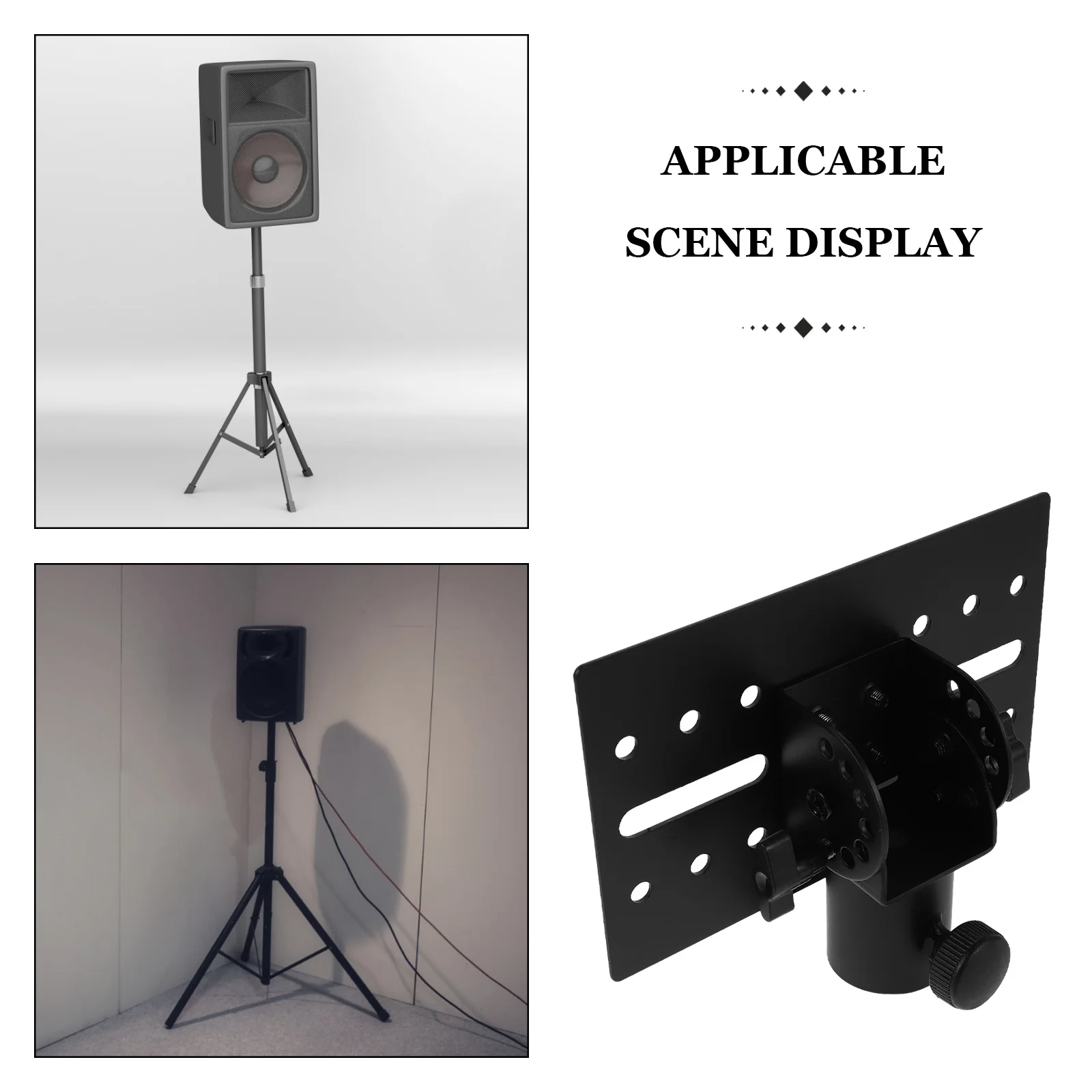 الثقيلة الحديد المتكلم حامل صينية 17.5x12.5 سنتيمتر قابل للتعديل ترايبود العارض حامل منصة المحمولة إعداد صينية حامل