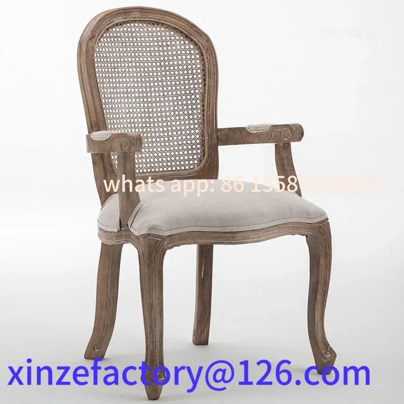 Sedia da pranzo retrò americana personalizzabile per ristorante, sedia da pranzo per bar, design unico e squisito solido