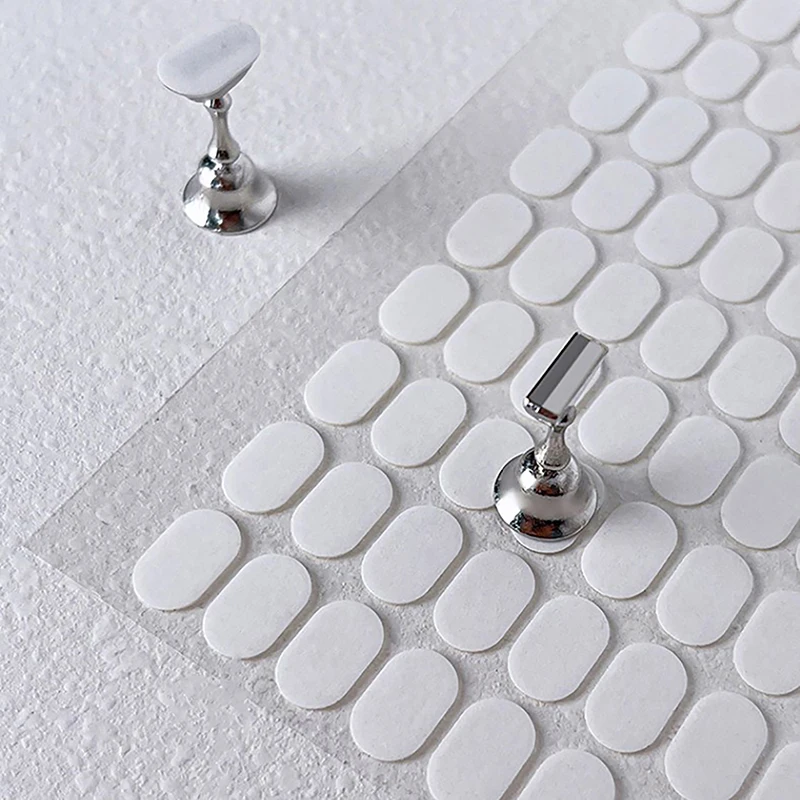 100 pièces presse sur Double face gelée bande ongles colle adhésif clair autocollants manucure Art présentoir Salon pratique montrant