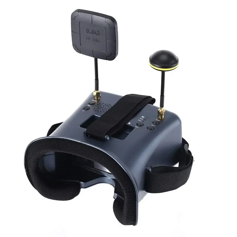 FBIL-008D FPV Goggle 5.8Ghz 40Ch Receiver With DVR 3.7V/2000Mah Battery 4.3 Inch HD LCD 16: 9 For Racing Drone Bwhoop Drone