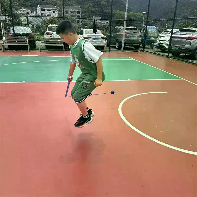 Outdoor Sport Game Bouncy Ball Toys Stick Jumping Ball Sensory Training Toy Toddler Toys Kindergarten Sports Game Supplies