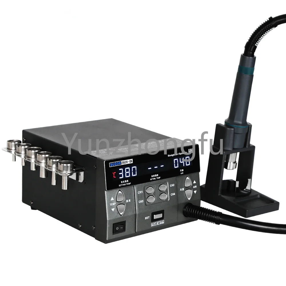 With mobile phone repairing Promotion! SUGON 8620DX Soldering Rework Station Hot Air Rework Station Blower Gun hot air gun