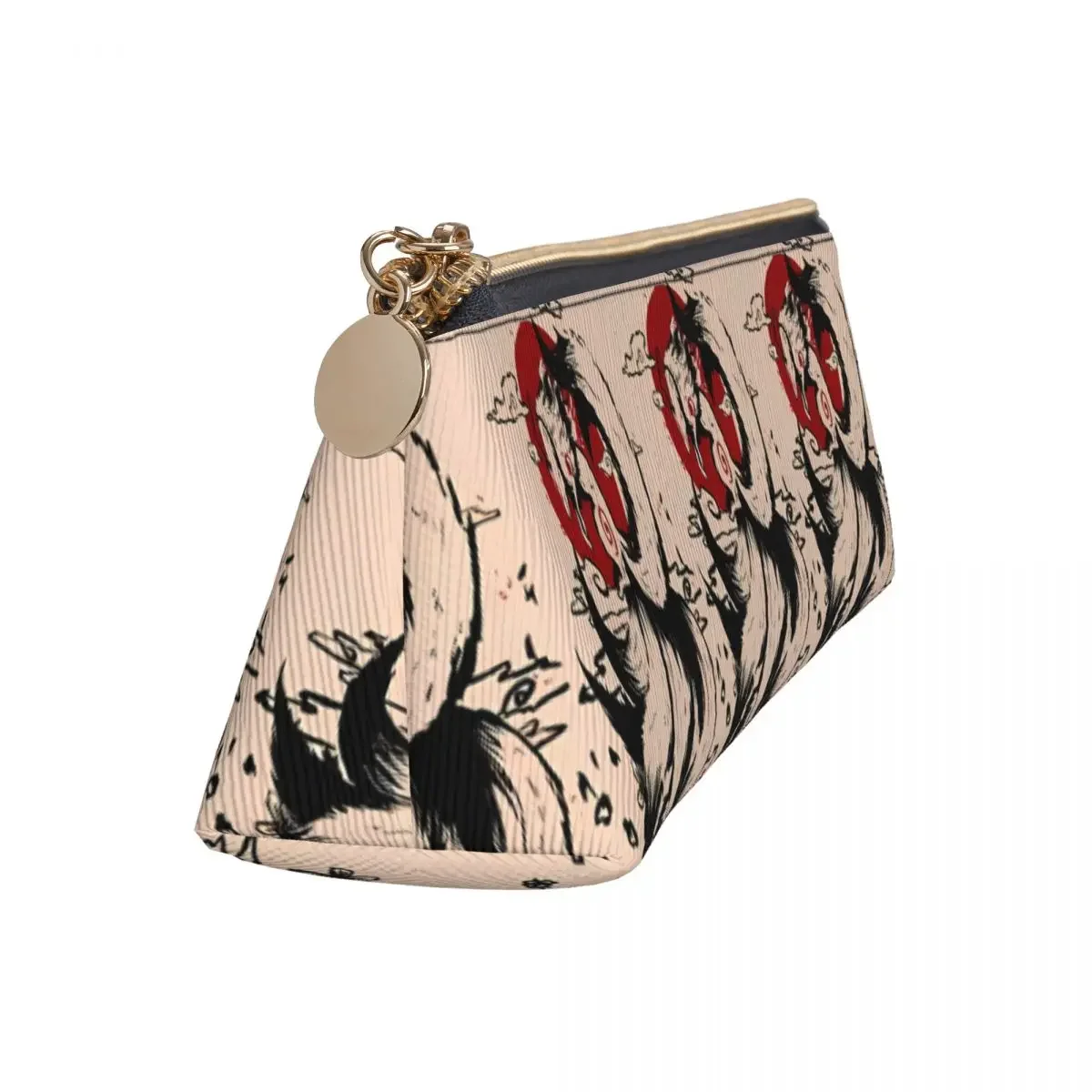 Astuccio autunnale volpe Anime scatola portatile giapponese ragazze ragazzi Zipper Fashion School Cases forniture stampate