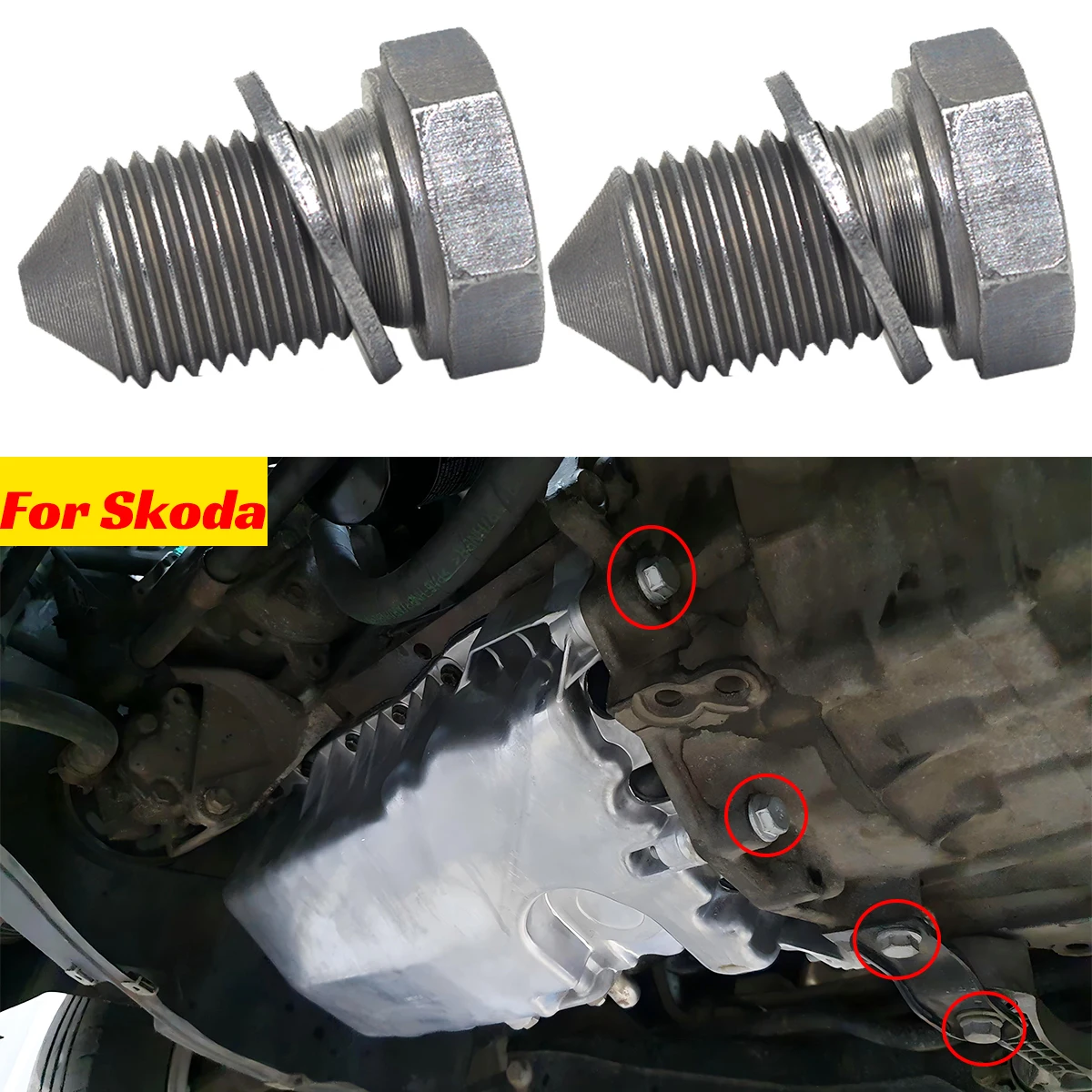 2X زيت المحرك حوض عموم التوصيل لسكودا فابيا اوكتافيا السريع رومستر رائع M14x1.5x22 استنزاف ختم غسالة المسمار الموضوع الملحقات