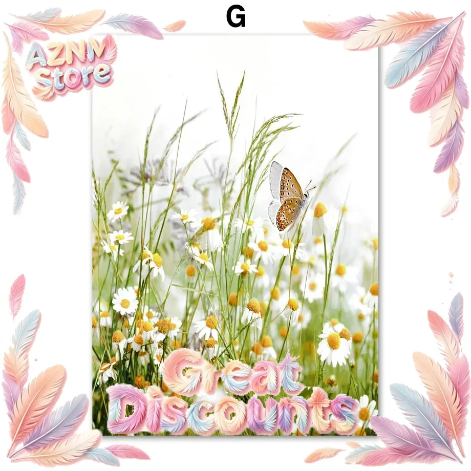 2026 1pc frameless Canvas painting Sunshine Shadow Sunflower Field Lemon Tree Poster Print Canvas Painting Landscape Nordic Wall