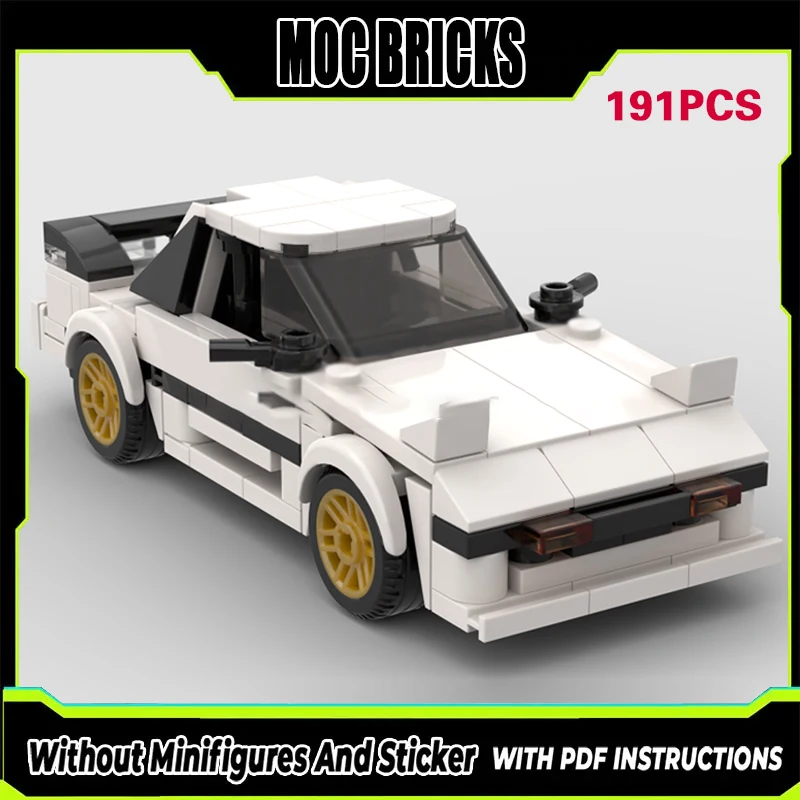 

Speed Racing Car Model MOC Building Bricks MR2 Mid-Engine Sports Car Modular Technology Gifts Holiday Assemble Children Toy Suit