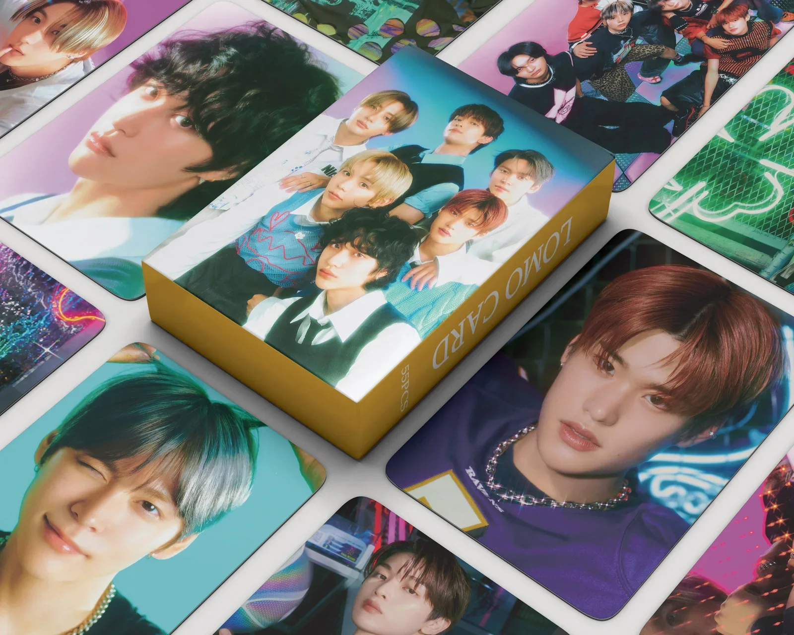 55Pcs RIIZE Lomo Cards Photocards New Album Lucky HD Print Photo Cards YShotaro Eunseok Sungchan Wonbin Anton Fans Gifts