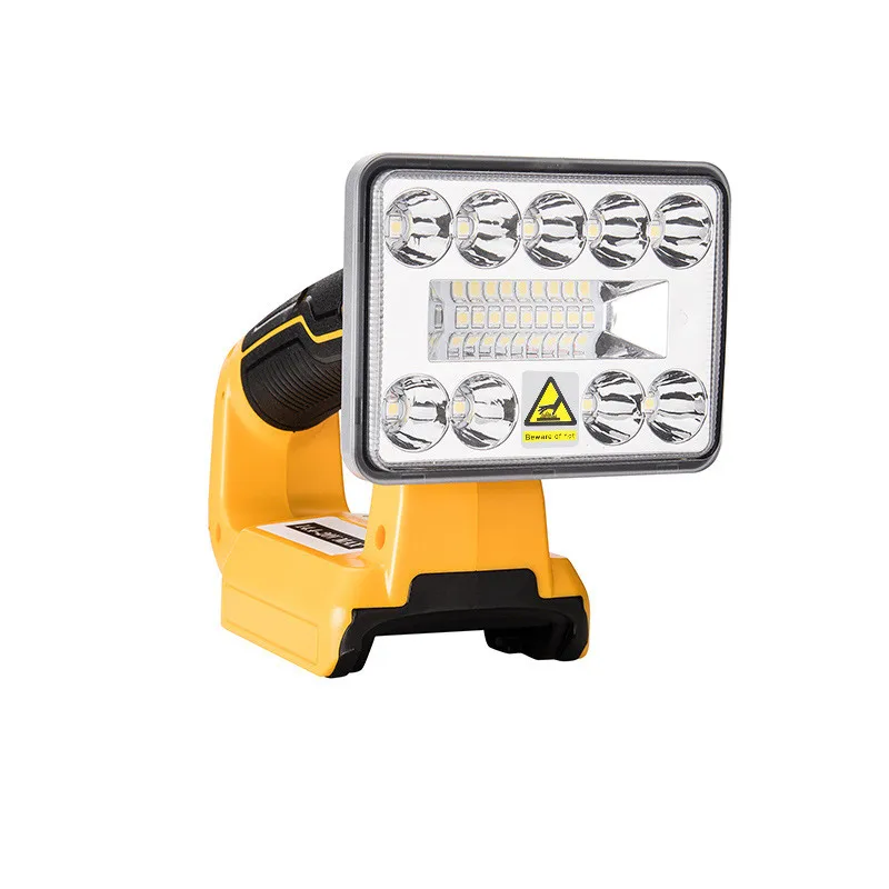 For Dewalt 3/5 Inch LED Tool Light Indoor Outdoor Flashlight LED Lamp Working Light Spotlight for DEWALT 18V Lithium-ion Battery