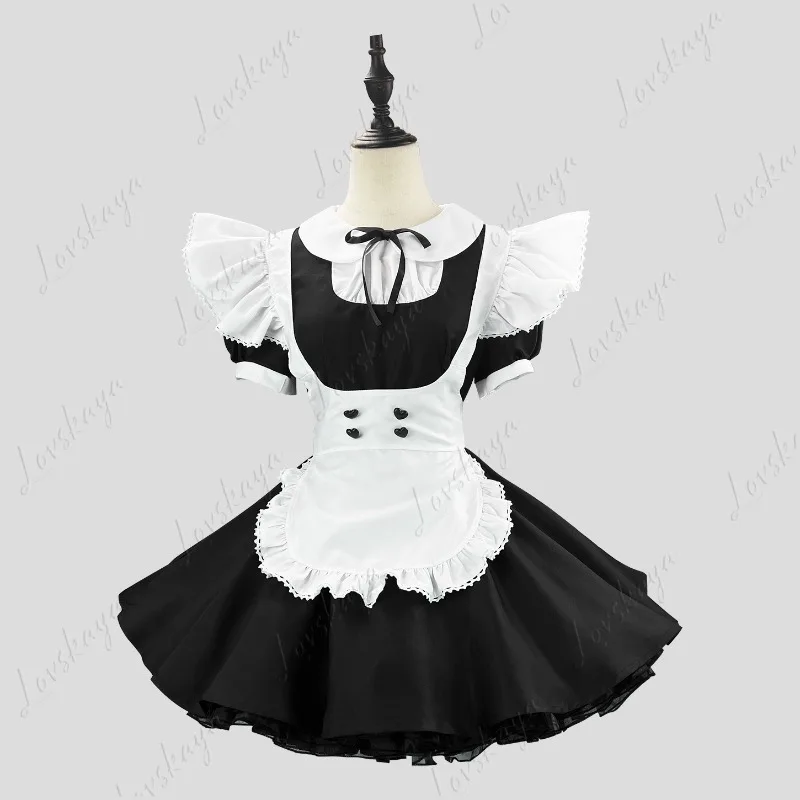 

Black and White Maid Costume Cosplay Outfit for Anime Exhibition Performance Uniform for A Japanese Coffee Restaurant Workwear